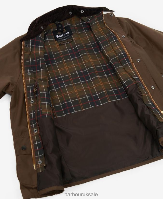 Bedale Wax Jacket Barbour Men R08LB630 Clothing Bark