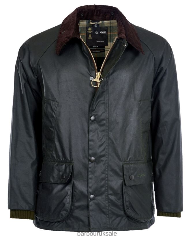 Bedale Wax Jacket Barbour Men R08LB66 Clothing Bark