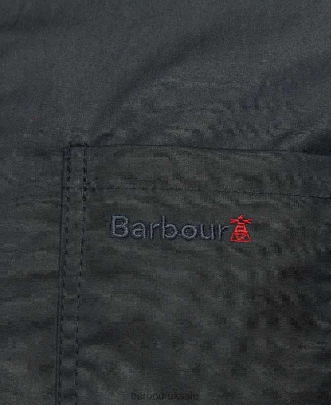 Belham Waxed Jacket Barbour Men R08LB660 Clothing Classic Navy