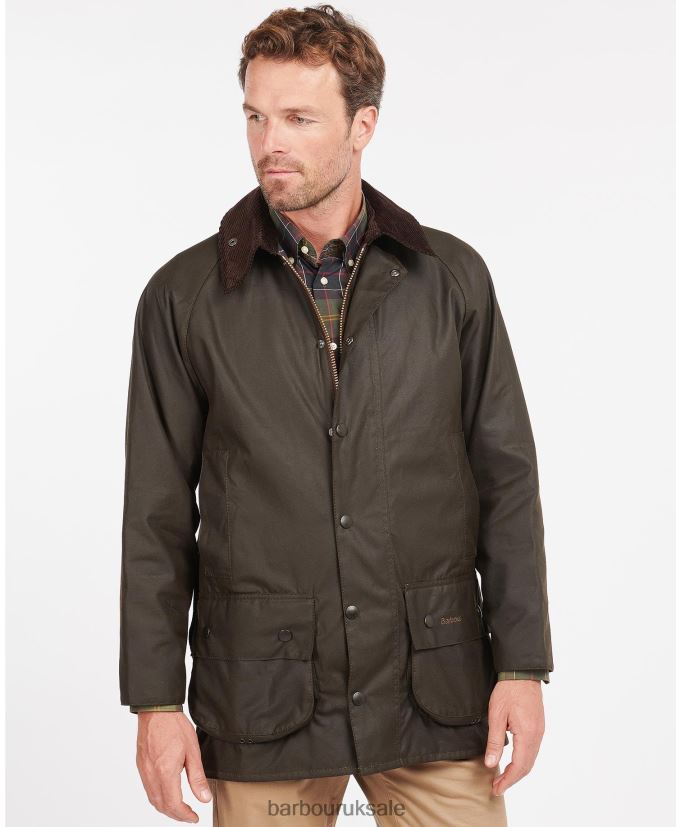 Classic Beaufort Wax Jacket Barbour Men R08LB61 Clothing Olive