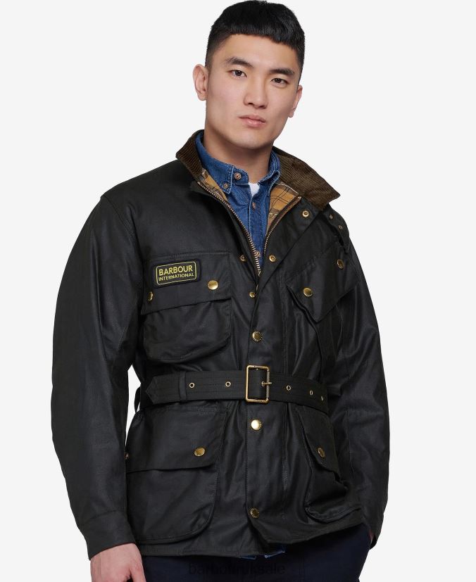 International Original Waxed Jacket Barbour Men R08LB627 Clothing Navy