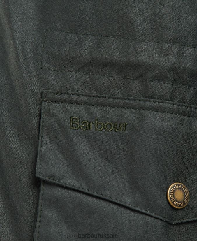 Kendle Waxed Jacket Barbour Men R08LB669 Clothing Classic Navy