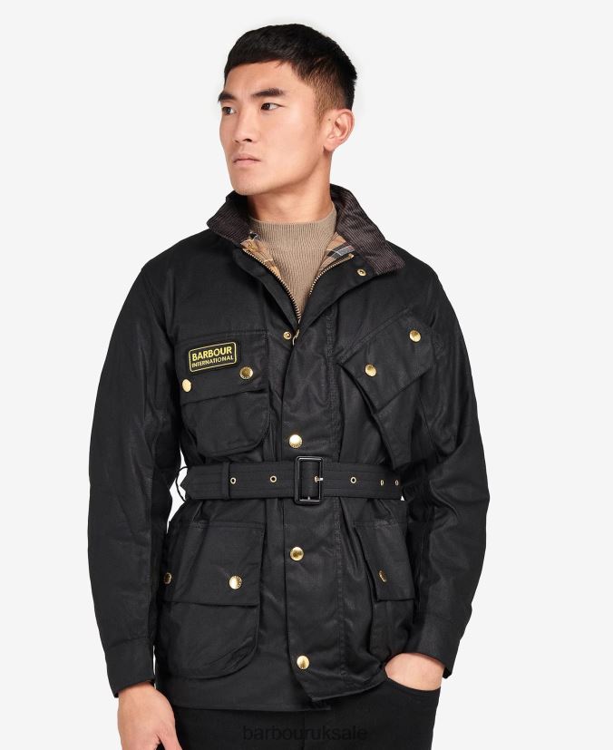 Original Waxed Jacket Barbour Men R08LB67 Clothing Black