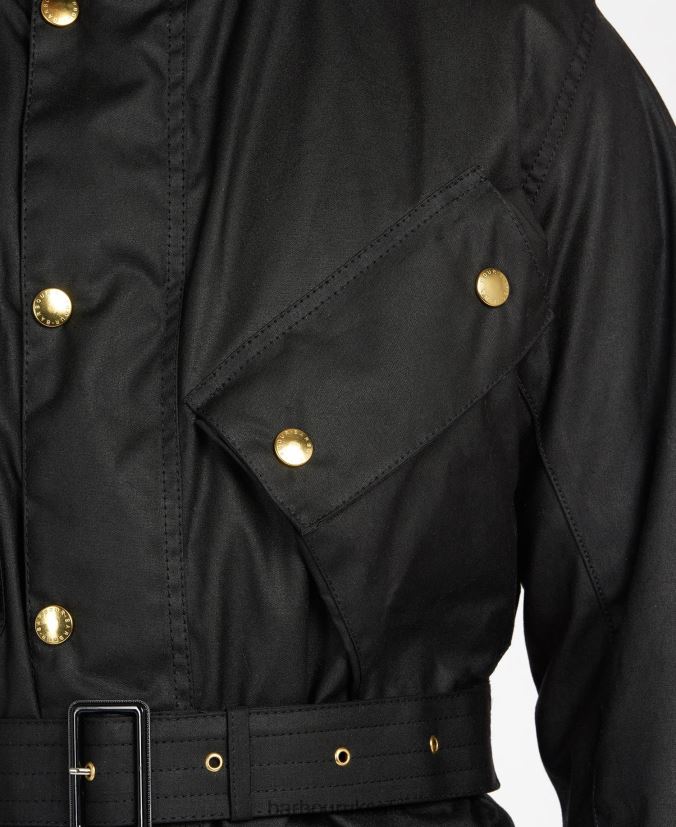 Original Waxed Jacket Barbour Men R08LB67 Clothing Black