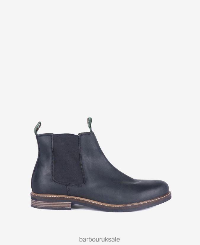 Farsley Chelsea Boots Barbour Men R08LB61263 Footwear Black - Click Image to Close