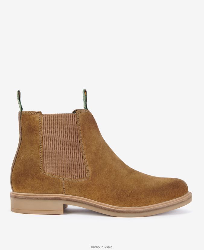 Farsley Chelsea Boots Barbour Men R08LB61280 Footwear Stone - Click Image to Close