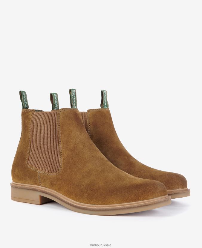 Farsley Chelsea Boots Barbour Men R08LB61280 Footwear Stone