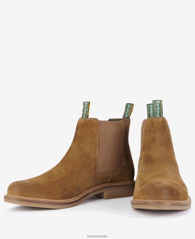 Farsley Chelsea Boots Barbour Men R08LB61280 Footwear Stone