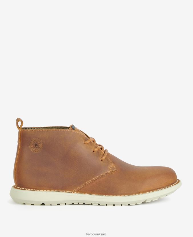 Oak Chukka Boots Barbour Men R08LB61285 Footwear Cognac - Click Image to Close