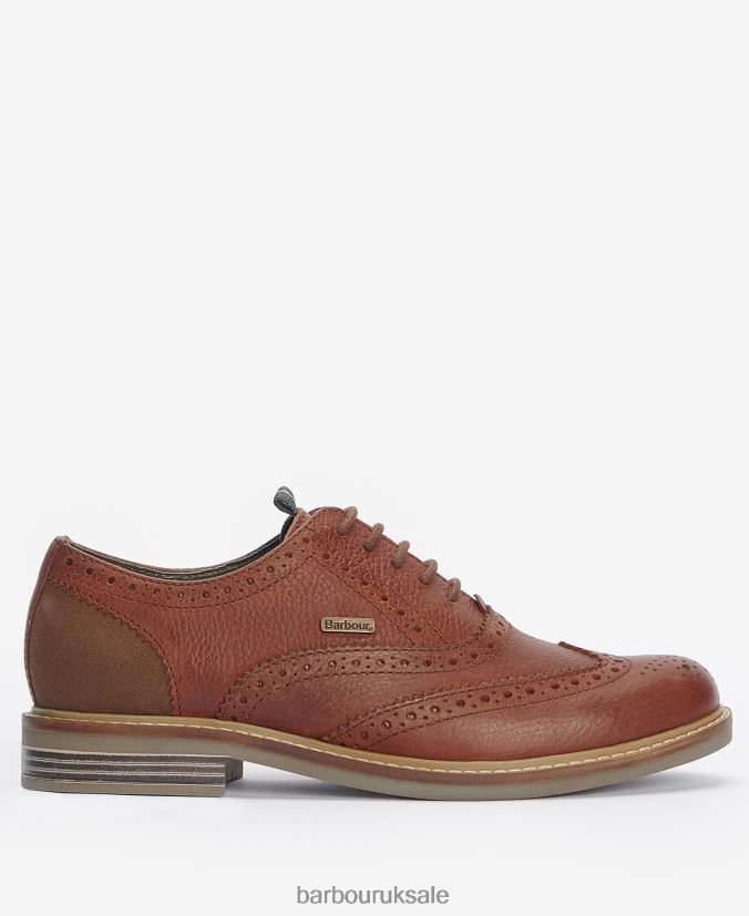 Redcar Oxford Shoes Barbour Men R08LB61328 Footwear Cedar Milled - Click Image to Close