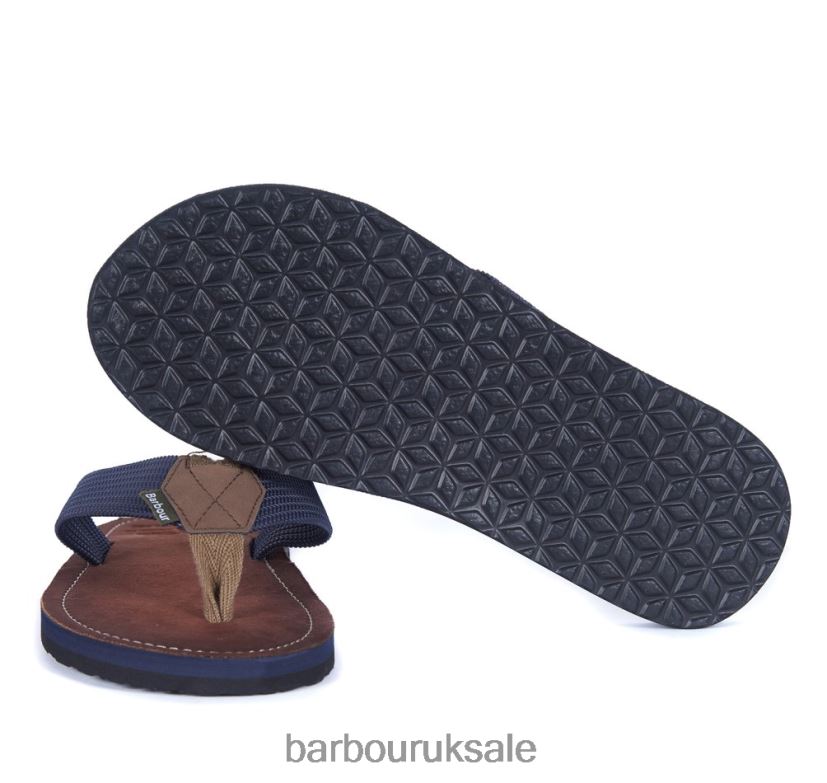 Toeman Sandals Barbour Men R08LB61296 Footwear Black