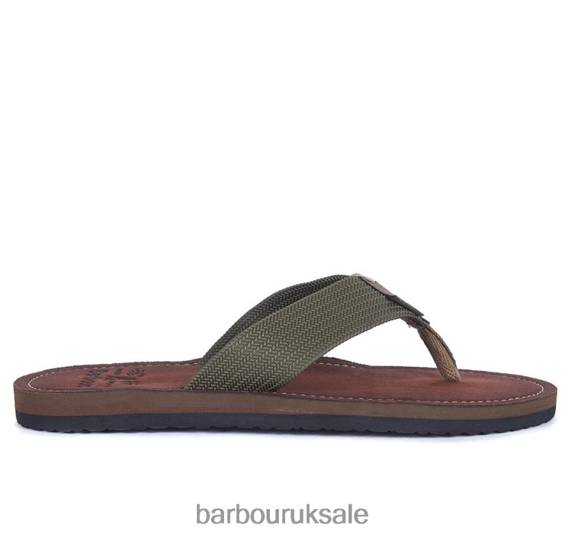 Toeman Sandals Barbour Men R08LB61303 Footwear Black - Click Image to Close