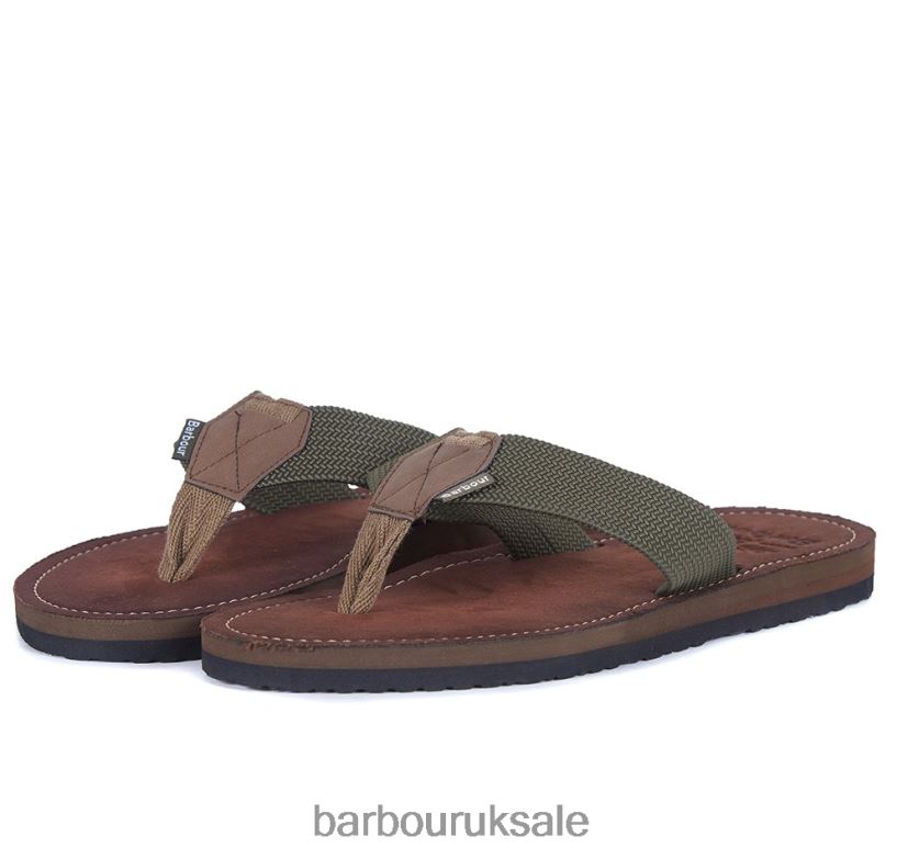 Toeman Sandals Barbour Men R08LB61303 Footwear Black