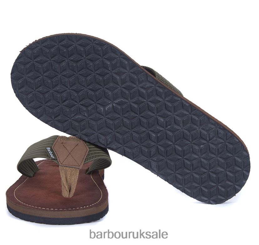 Toeman Sandals Barbour Men R08LB61303 Footwear Black