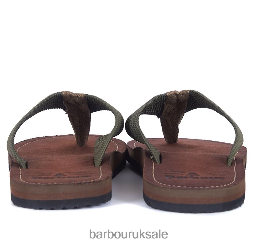 Toeman Sandals Barbour Men R08LB61303 Footwear Black