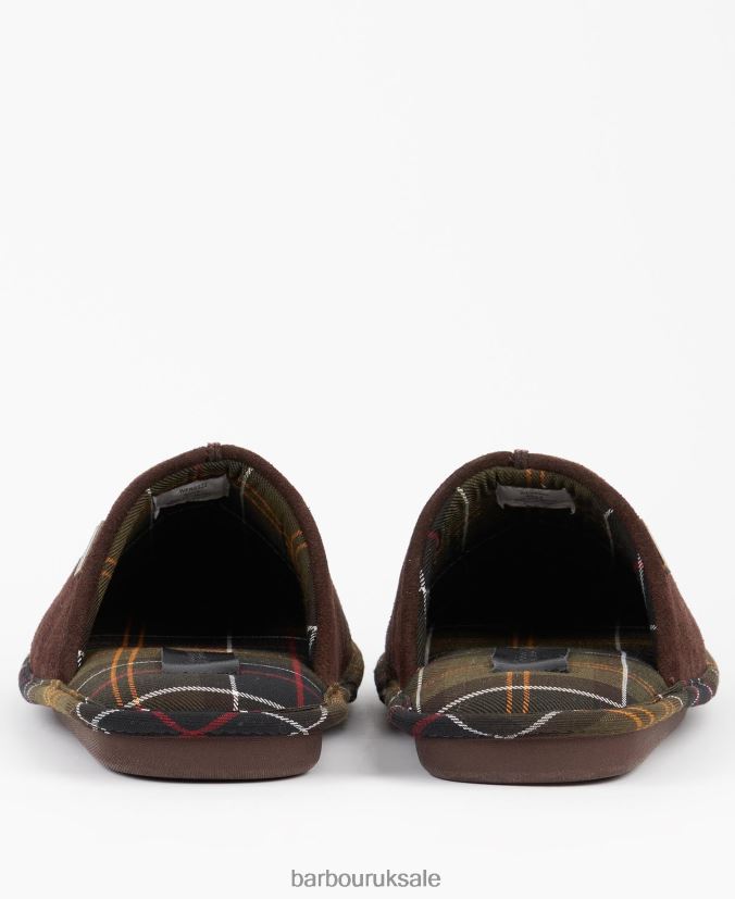 Foley Slippers Barbour Men R08LB61246 Footwear Brown