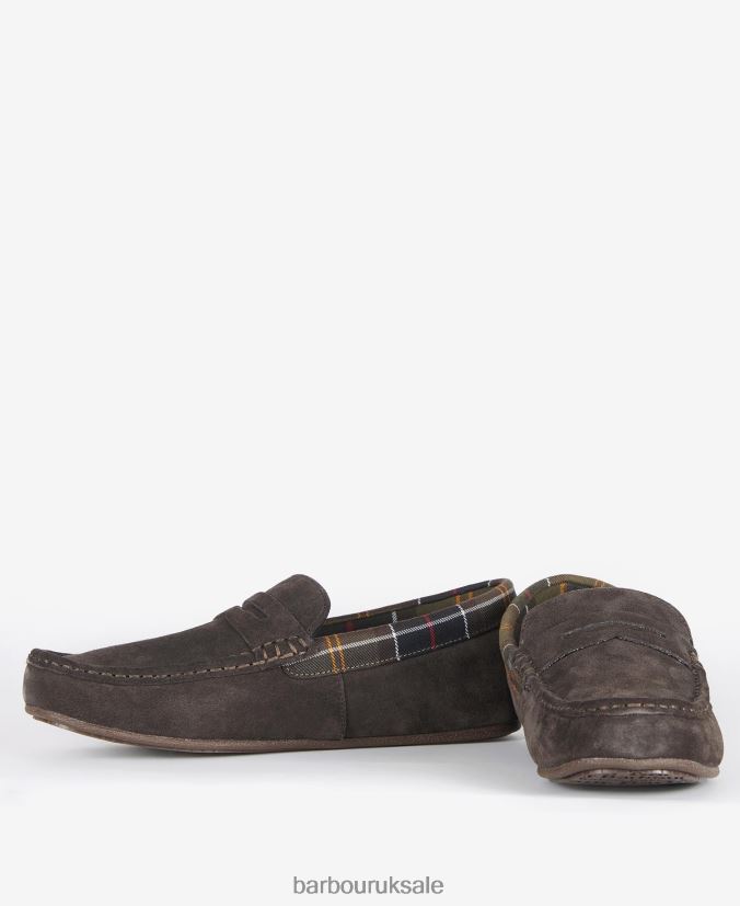 Porterfield Slippers Barbour Men R08LB61245 Footwear Brown