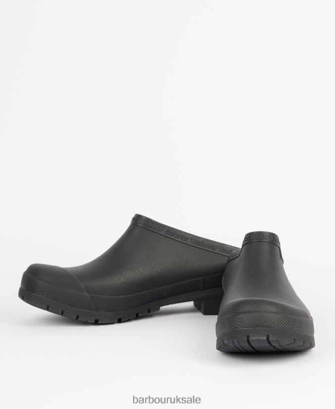 Quinn Clogs Barbour Men R08LB61250 Footwear Black