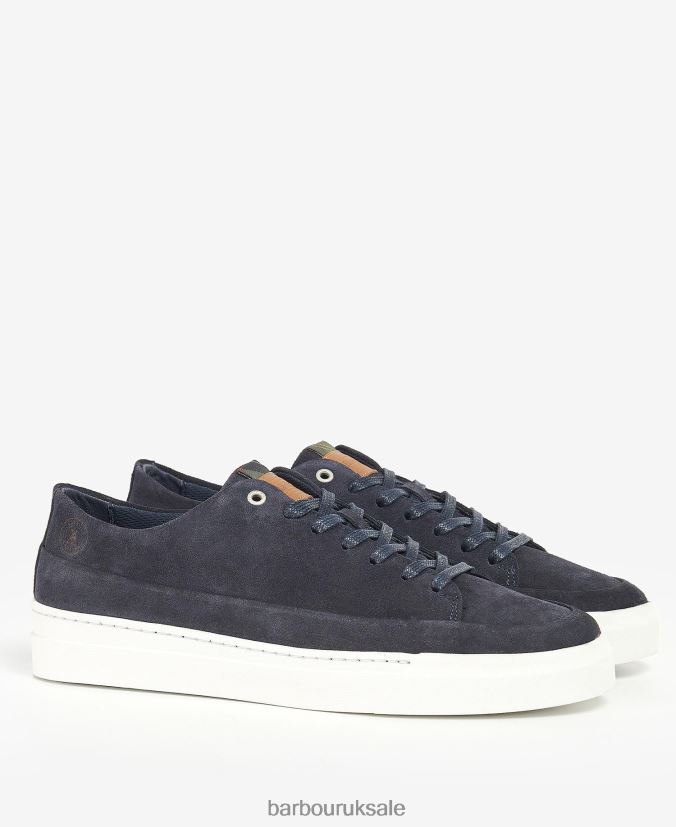 Lago Trainers Barbour Men R08LB61307 Footwear Navy Suede