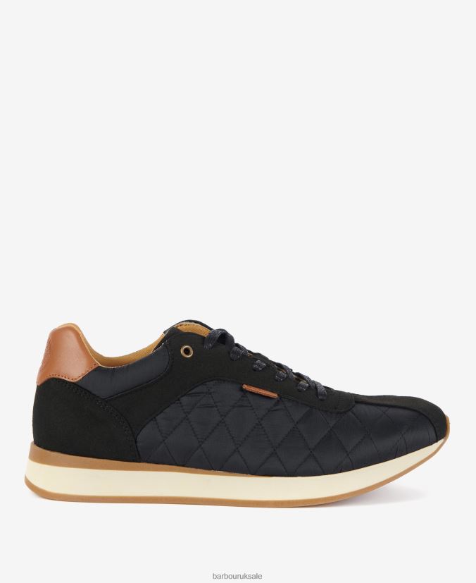 Seth Diamond-Quilted Trainers Barbour Men R08LB61322 Footwear Classic Navy