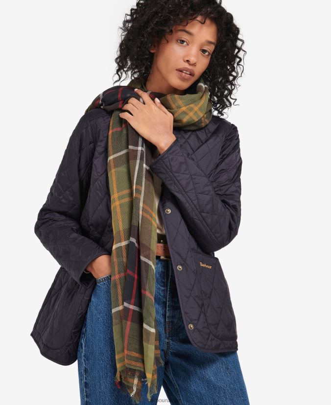 Christie Tartan Wrap Barbour Women R08LB62446 Accessories Classic - Click Image to Close