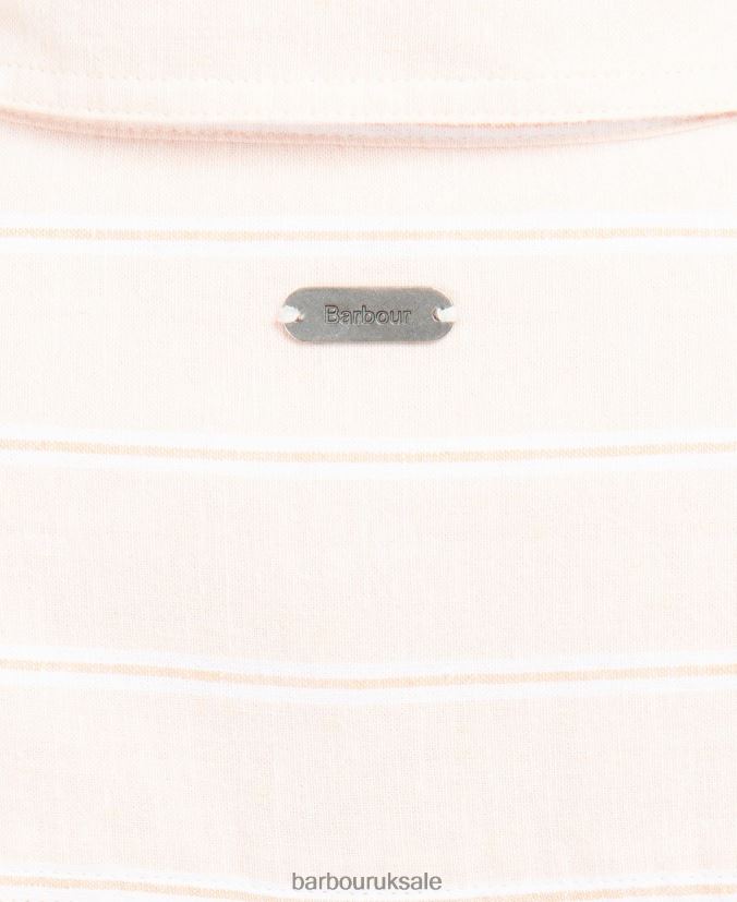 Beachfront Shirt Barbour Women R08LB61636 Clothing Light Peach