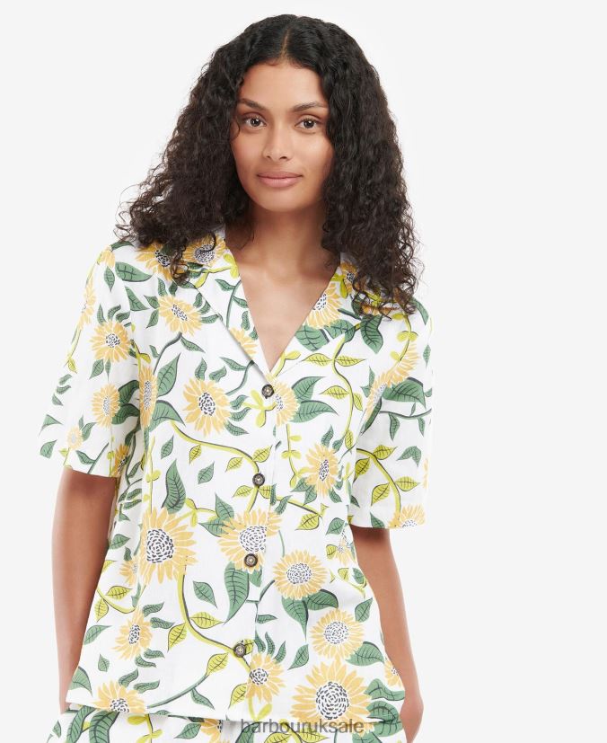 Bloomfield Shirt Barbour Women R08LB61603 Clothing Multi Sunflower - Click Image to Close