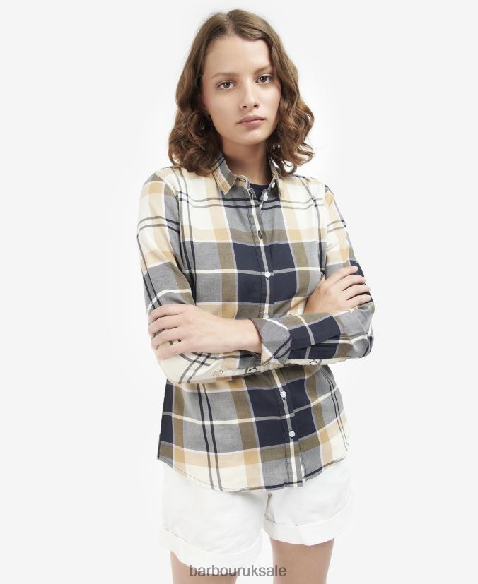 Bredon Shirt Barbour Women R08LB61626 Clothing Poplar Tartan