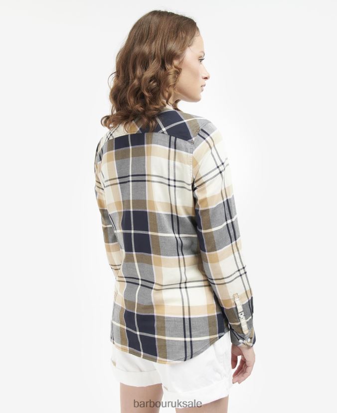 Bredon Shirt Barbour Women R08LB61626 Clothing Poplar Tartan