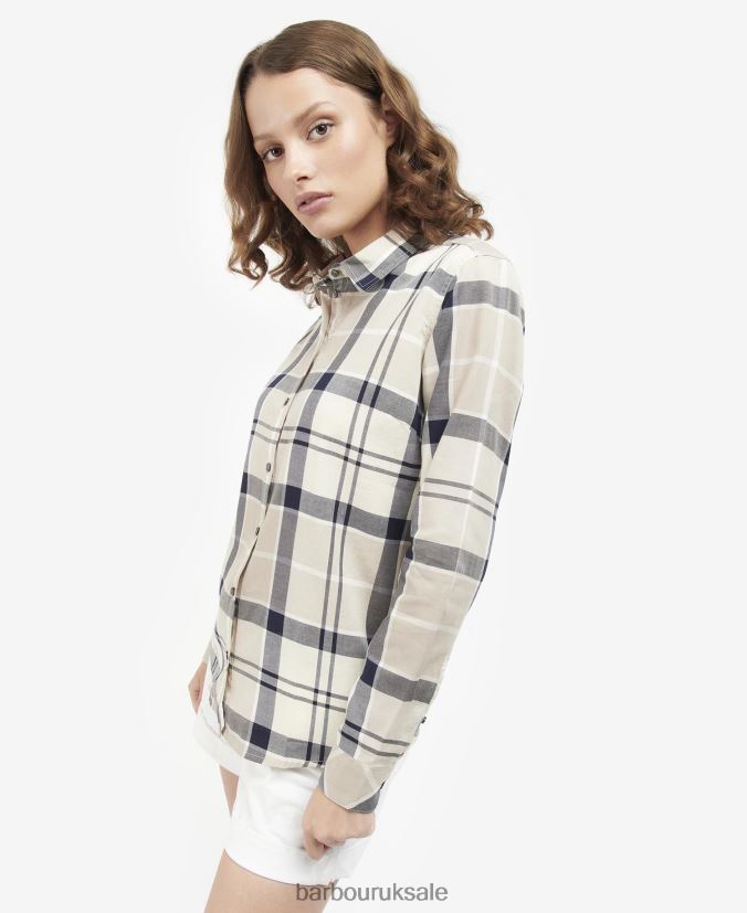 Bredon Shirt Barbour Women R08LB61639 Clothing Poplar Tartan