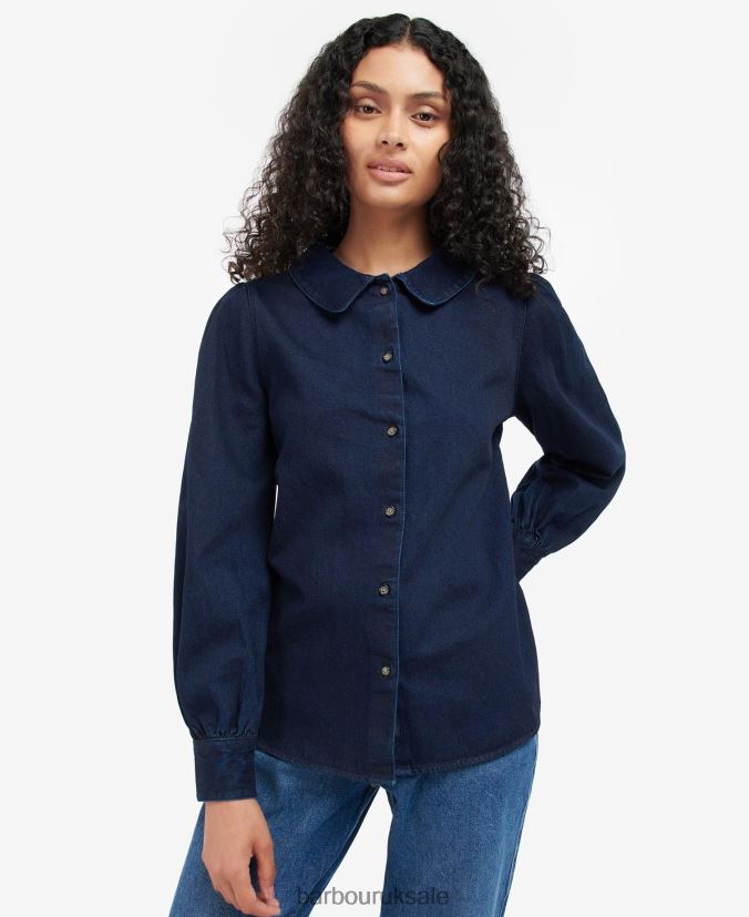 Maara Shirt Barbour Women R08LB61619 Clothing Indigo