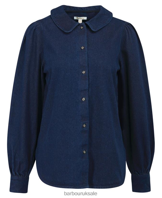 Maara Shirt Barbour Women R08LB61619 Clothing Indigo