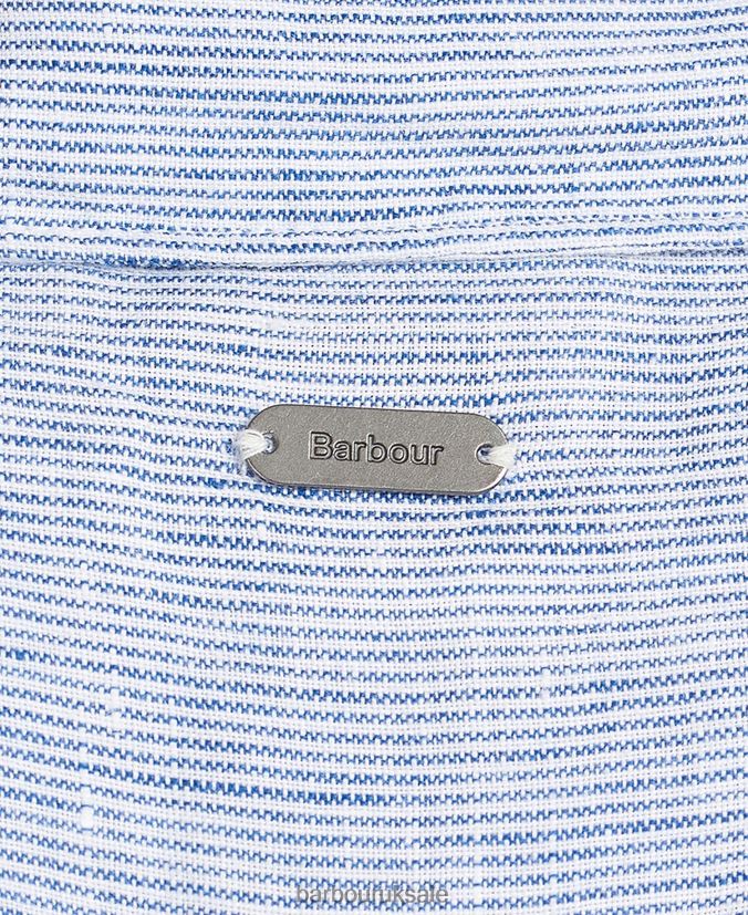 Marine Shirt Barbour Women R08LB61643 Clothing Navy/White