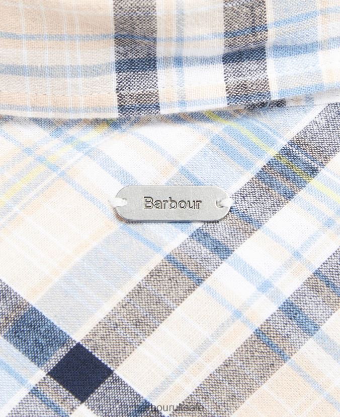 Seaglow Shirt Barbour Women R08LB61637 Clothing Navy Check