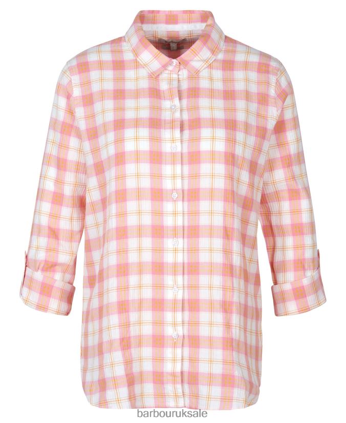 Shoreline Shirt Barbour Women R08LB61587 Clothing Hibiscus Check