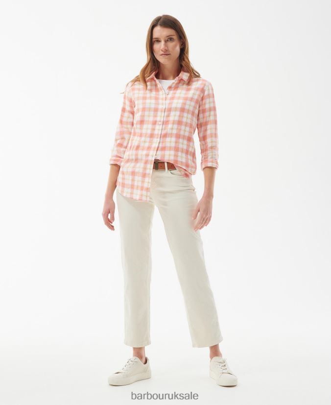 Shoreline Shirt Barbour Women R08LB61587 Clothing Hibiscus Check