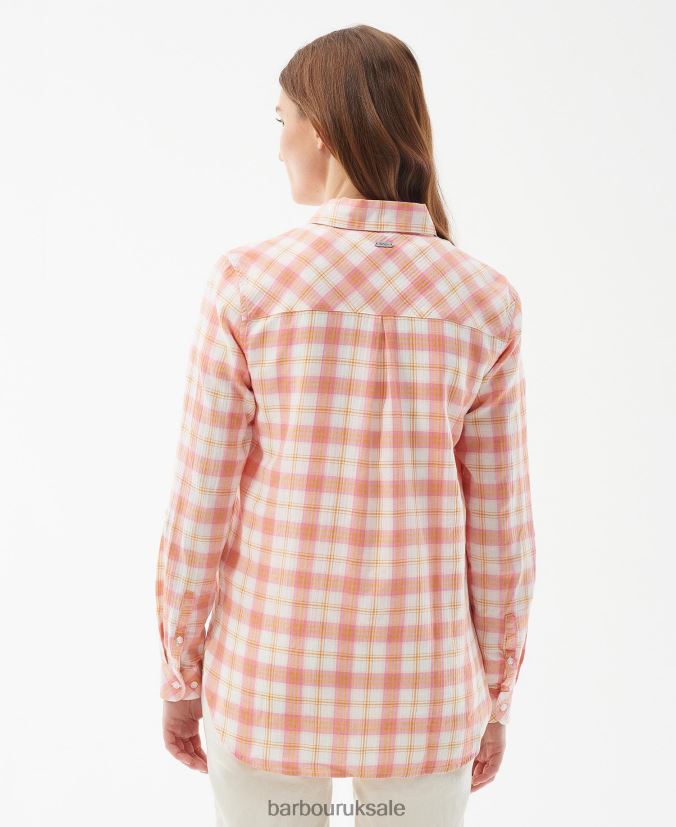 Shoreline Shirt Barbour Women R08LB61587 Clothing Hibiscus Check