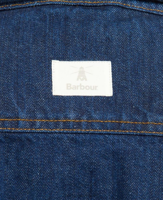 Adria Denim Jacket Barbour Women R08LB61588 Clothing Indigo