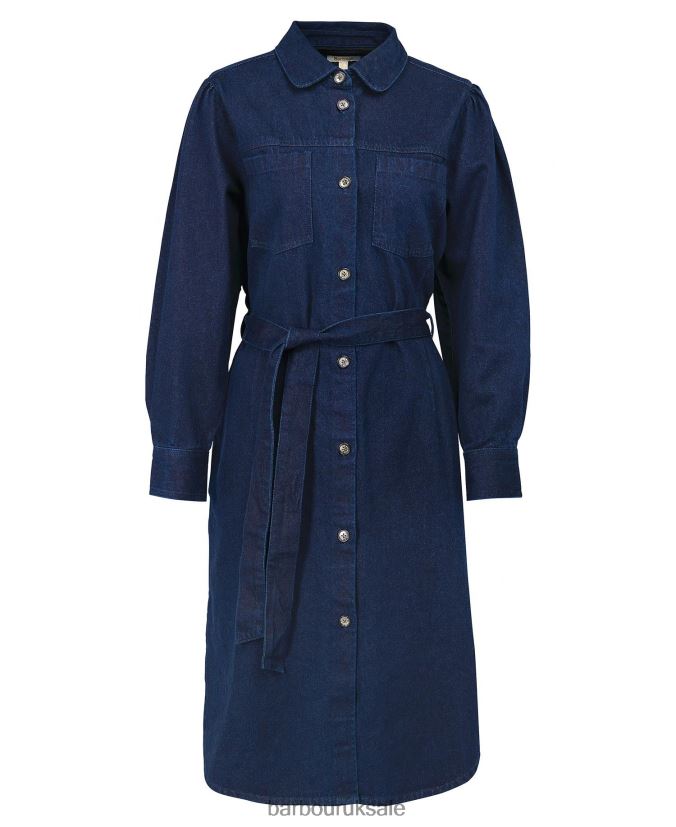 Adria Dress Barbour Women R08LB61903 Clothing Indigo