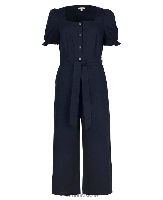 Leilani Jumpsuit Barbour Women R08LB61907 Clothing Classic Navy