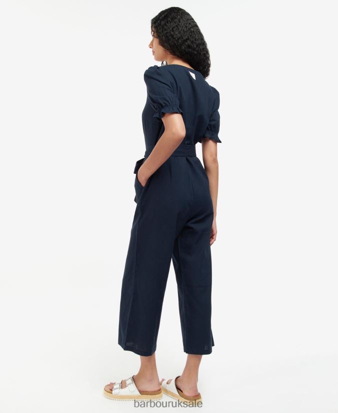 Leilani Jumpsuit Barbour Women R08LB61907 Clothing Classic Navy