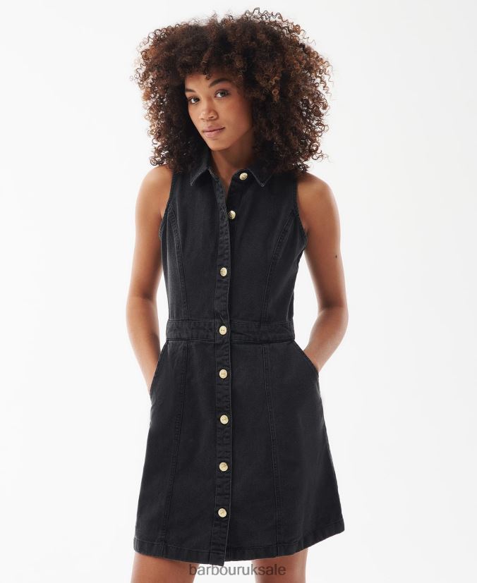 Lockhart Dress Barbour Women R08LB61841 Clothing Summer Black