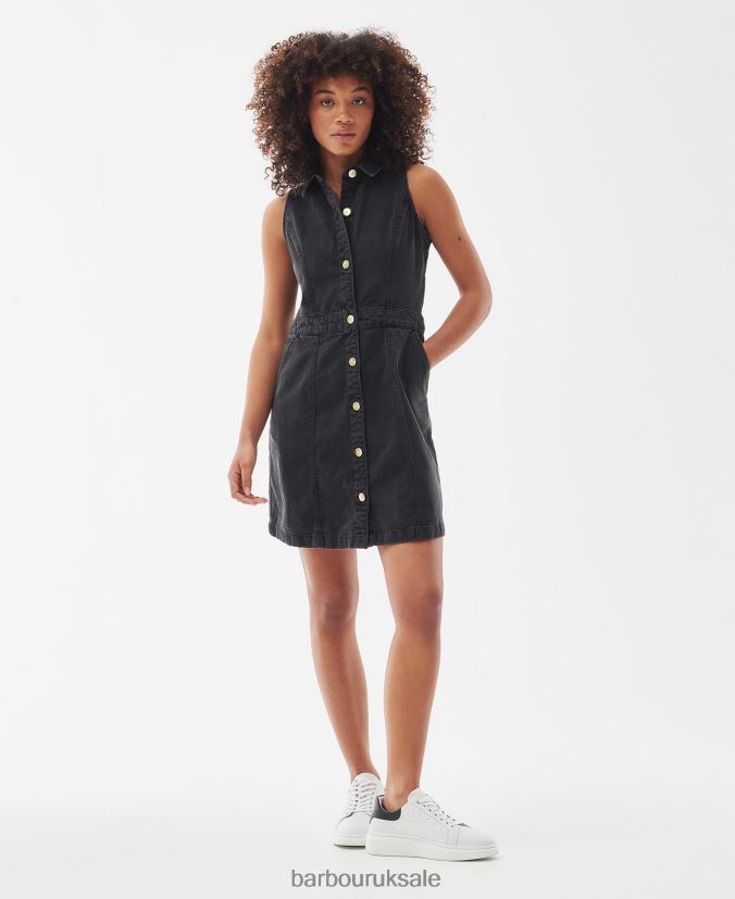 Lockhart Dress Barbour Women R08LB61841 Clothing Summer Black