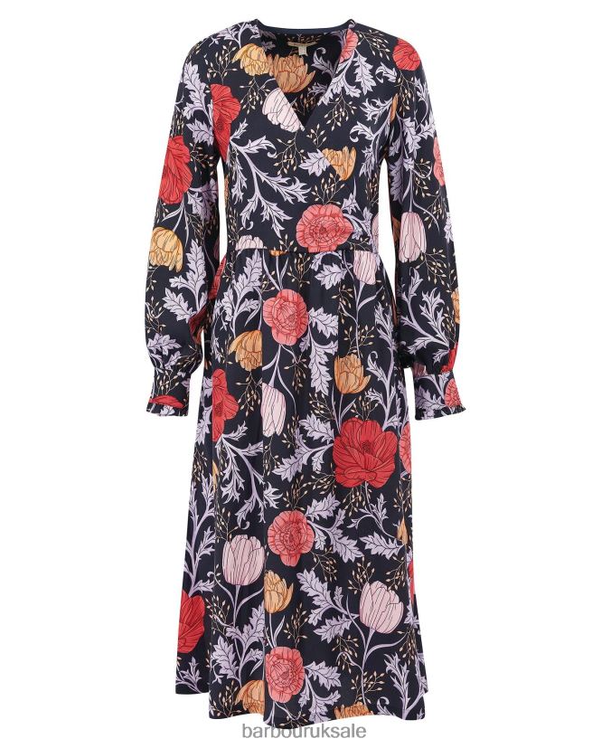 Nahla Dress Barbour Women R08LB61864 Clothing Navy Floral