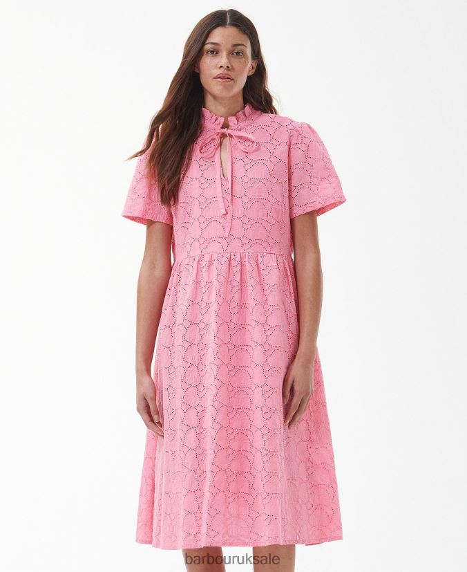 Palmetto Midi Dress Barbour Women R08LB61813 Clothing Hibiscus - Click Image to Close