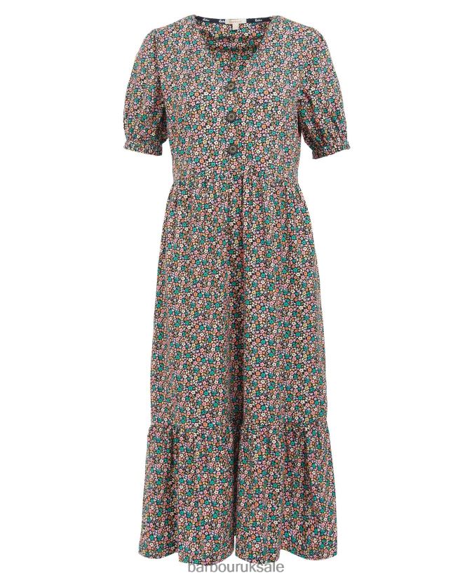 Pansy Midi Dress Barbour Women R08LB61814 Clothing Classic Multi