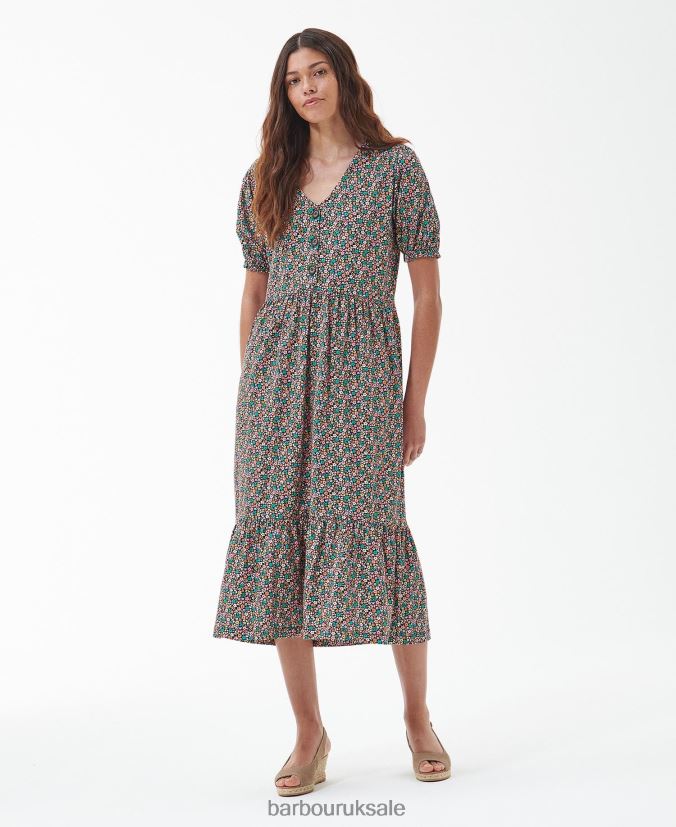 Pansy Midi Dress Barbour Women R08LB61814 Clothing Classic Multi