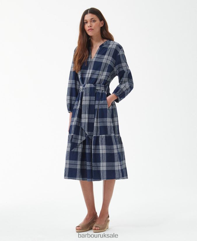 Renfew Dress Barbour Women R08LB61849 Clothing Indigo Check