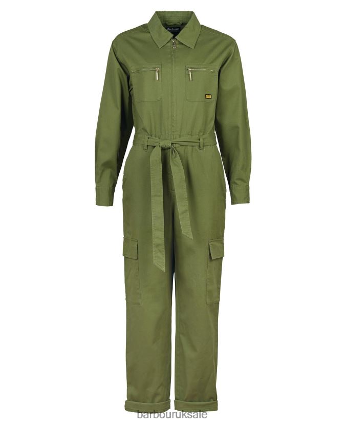 Rossin Jumpsuit Barbour Women R08LB61839 Clothing Midnight Green