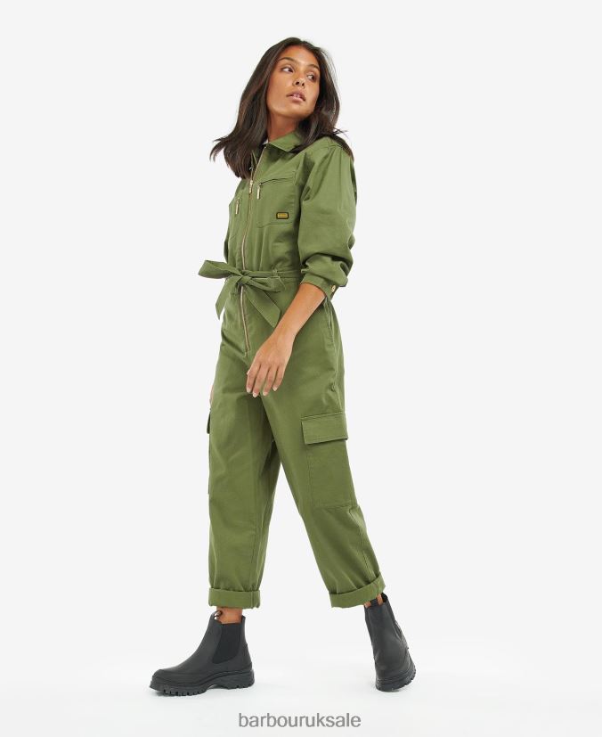 Rossin Jumpsuit Barbour Women R08LB61839 Clothing Midnight Green